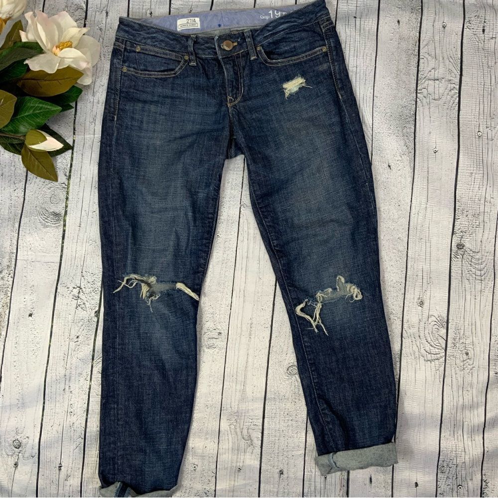 GAP Always Skinny distressed jeans